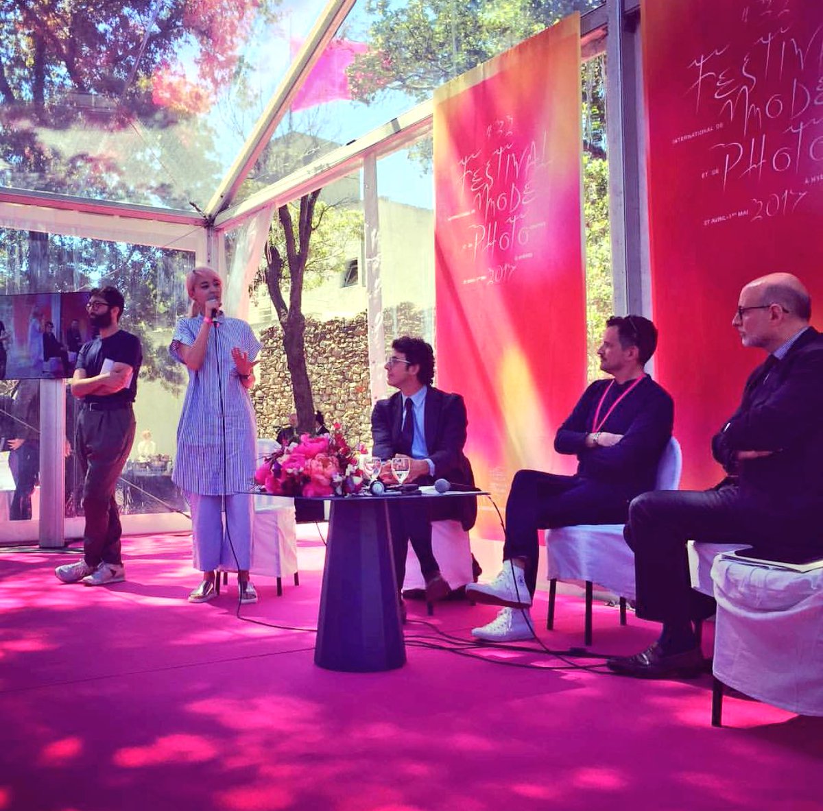 Thanks to @ffcouture for the opportunity to close today's talks on #FashionTech &amp; #blockchain 🙃 #HYERES32 #Hyeres2017