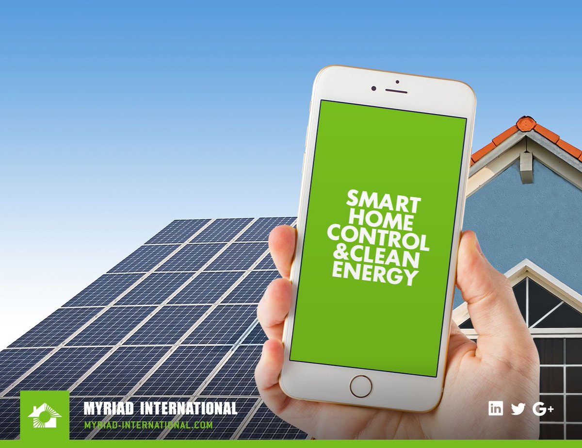 MyriadTweeting's tweet image. We help you turn your home into a Smart Home with Energy Management. #cleanenergy #smarthomecontrol #smarthome