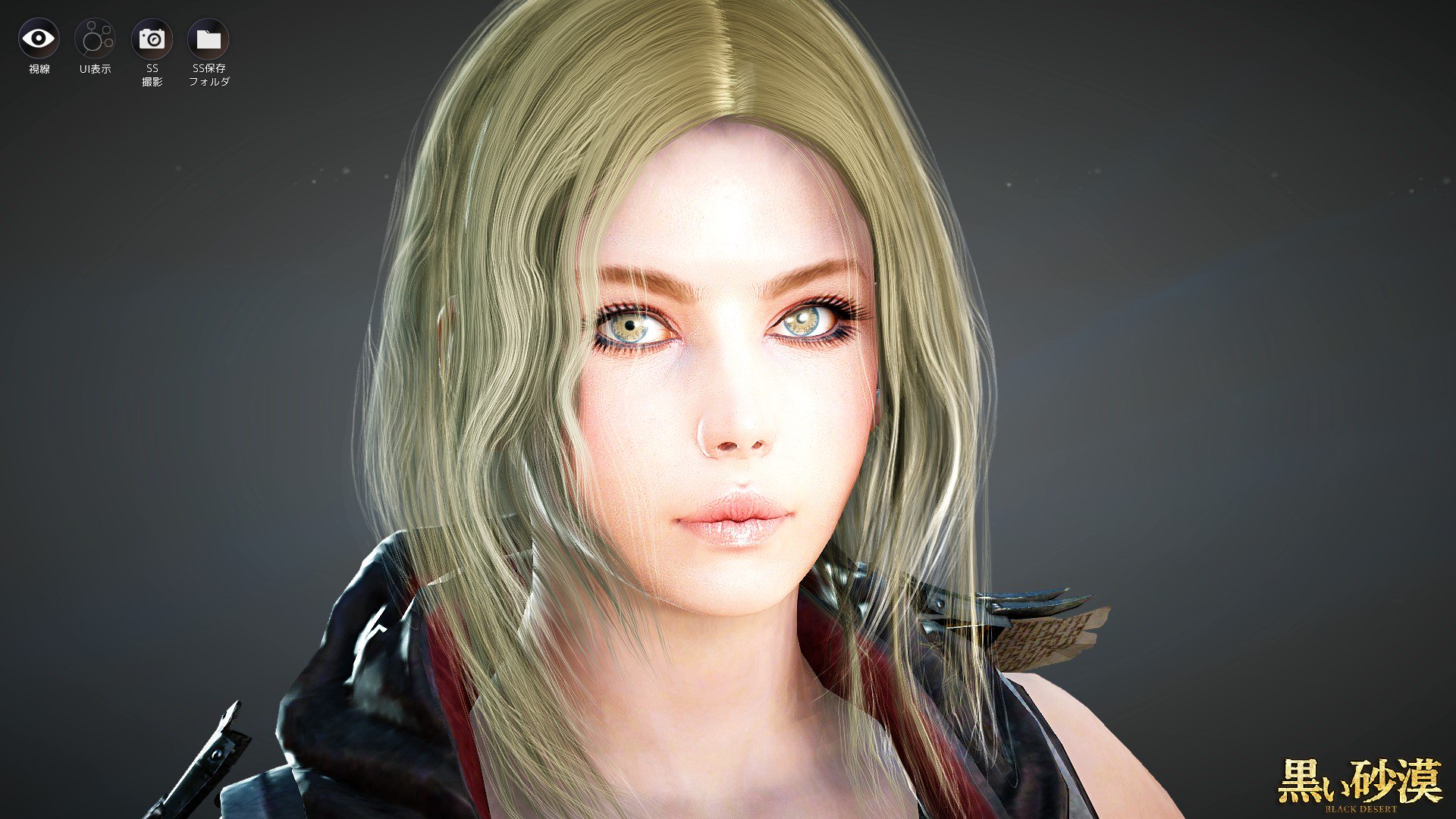 Angel8wing キャラメイク ソーサレス 顔型は右から２番目 安定のブロンドです でもあまりブロンドは好きではありません おでこから眉の彫りはかなり というかほとんど 浅くして 眼球を前に少し引っ張ってます 黒い砂漠 キャラクリ キャラメイク