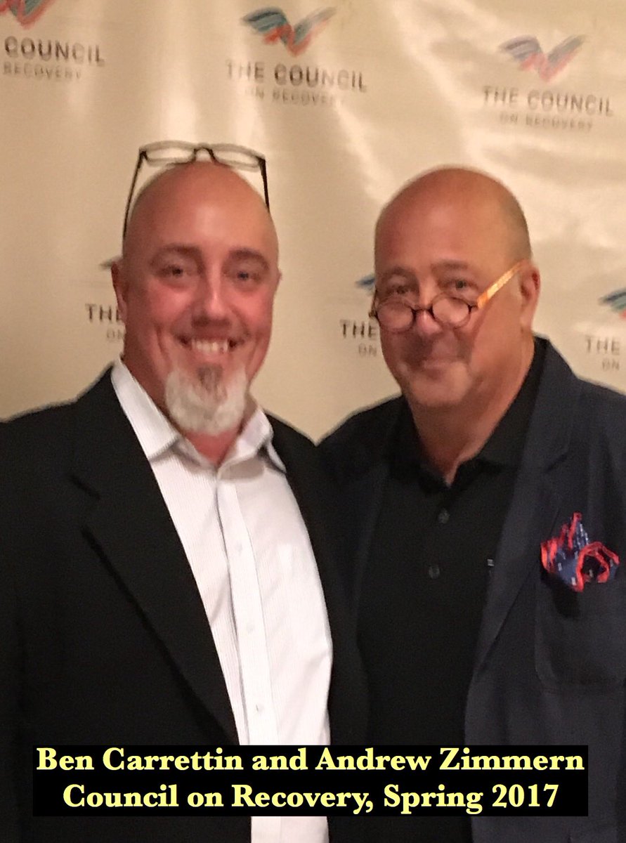 Another fantastic #CouncilonRecovery event! Very grateful and moved. #AndrewZimmern #livebetterlivenow #bencarrettin