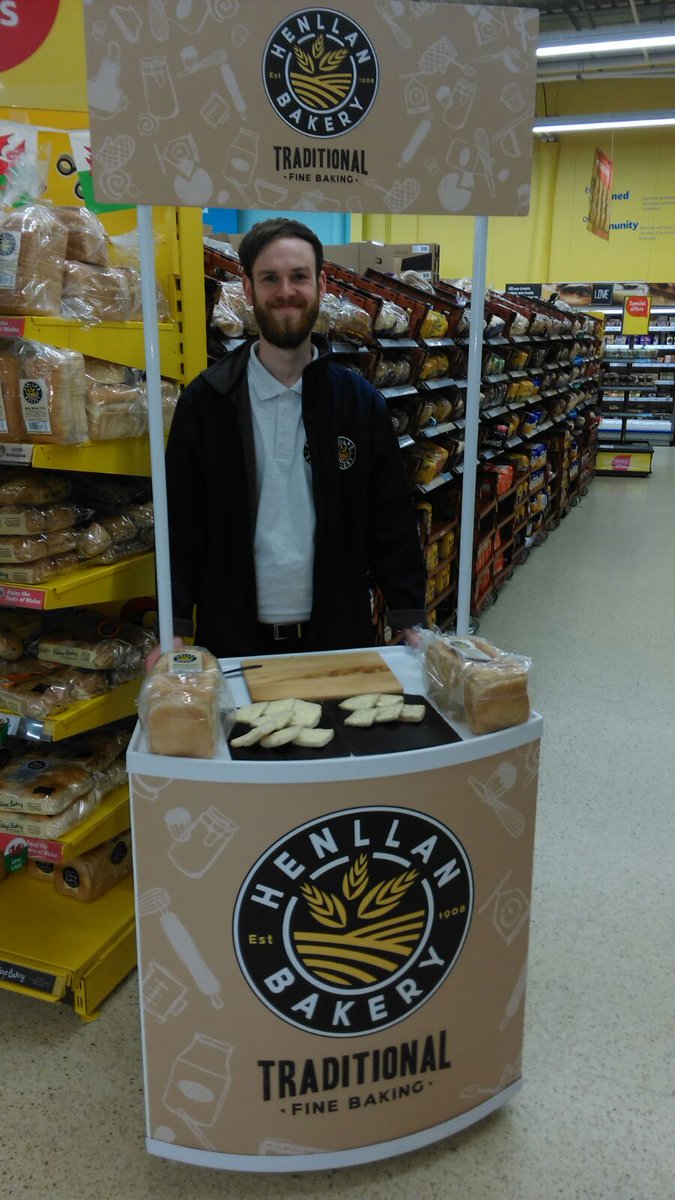 If you're in and around Abergele today pop in to <a href="/tesco_2002/">Tesco Abergele</a> to sample some of our fresh, local, craft baked bread! <a href="/Tesco_Wales/">Tesco Newyddion Cymru / Tesco Wales News</a>