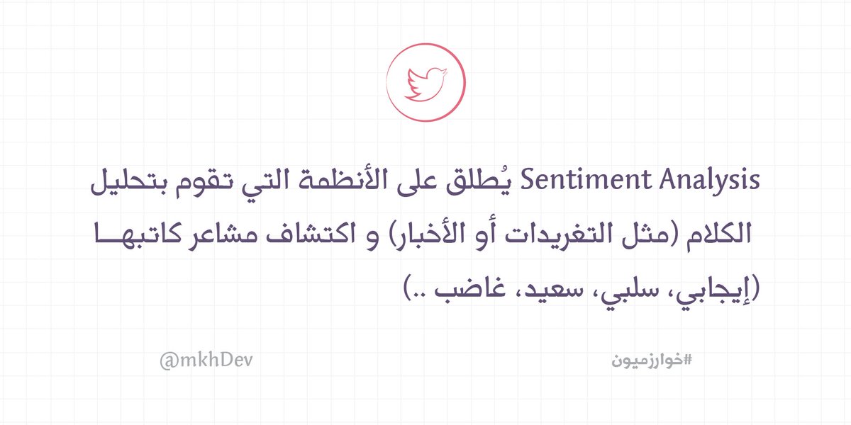 algorithmers's tweet image. #تغريدة_مبرمج د.مازن مليباري : "Sentiment Analysis يُطلق على.." - @mkhDev #خوارزميون #حزب_المبرمجين #برمجة #حاسب
