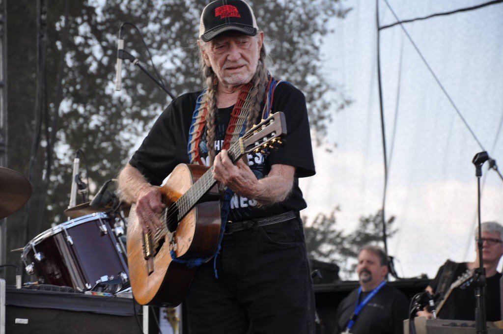 Happy 84th Birthday to Willie Nelson. Shot this at concert in 2014. 