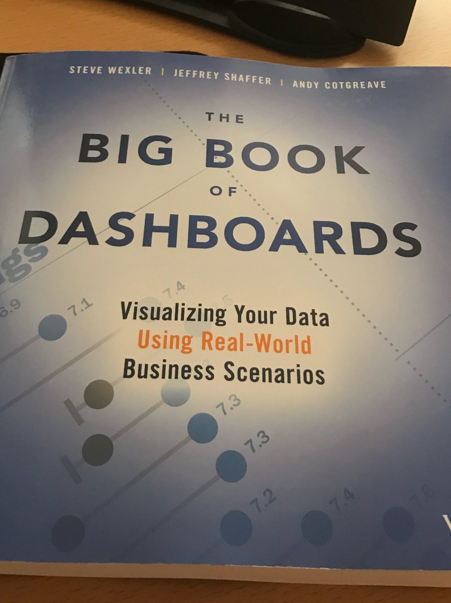 Excited to start reading the new Big Book of Dashboards by <a href="/acotgreave/">Andy Cotgreave</a> @HighVizAbility <a href="/VizBizWiz/">vizbizwiz</a>