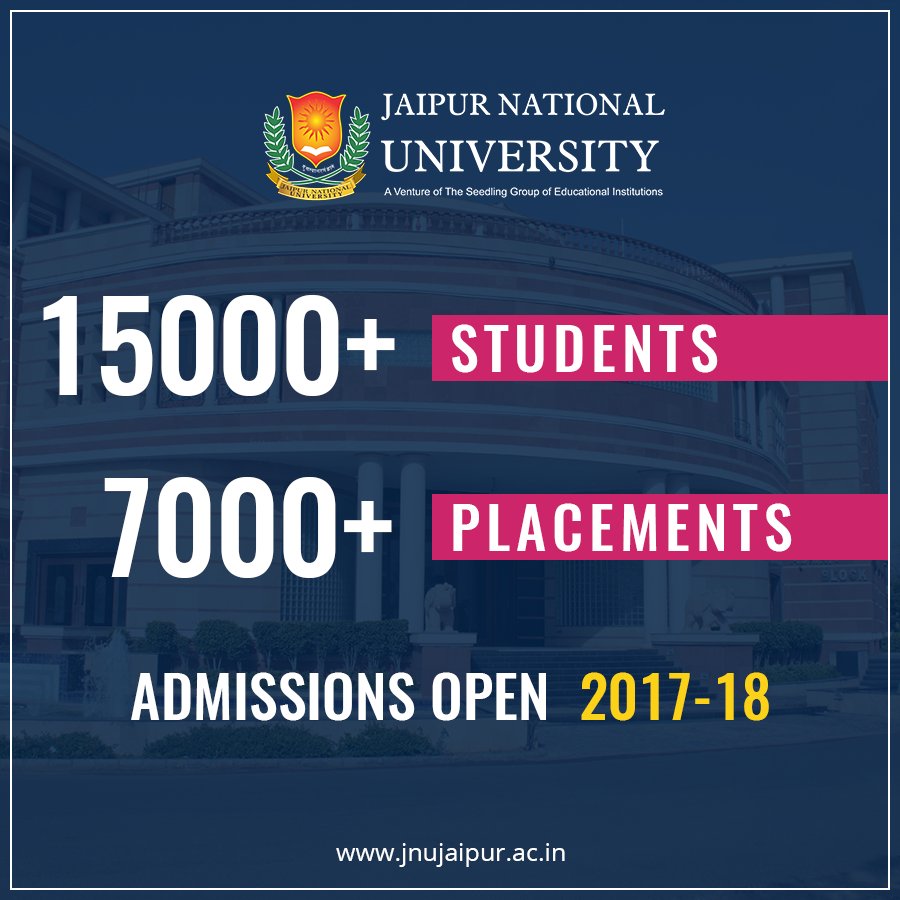 JAIPURJNU's tweet image. #JNUCET2017
Click:goo.gl/KeibIm
#CET #CommonEntranceTest #UG #PG #AdmissionsOpen #BestCollege #Rajasthan #JaipurNationalUniversity