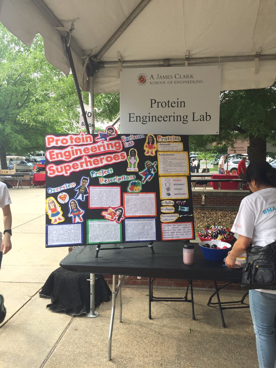 Check our #WIE protein engineering superheroes!! 🤙👩‍🎤👩🏿‍🔬👩🏽‍🎓#MarylandDay