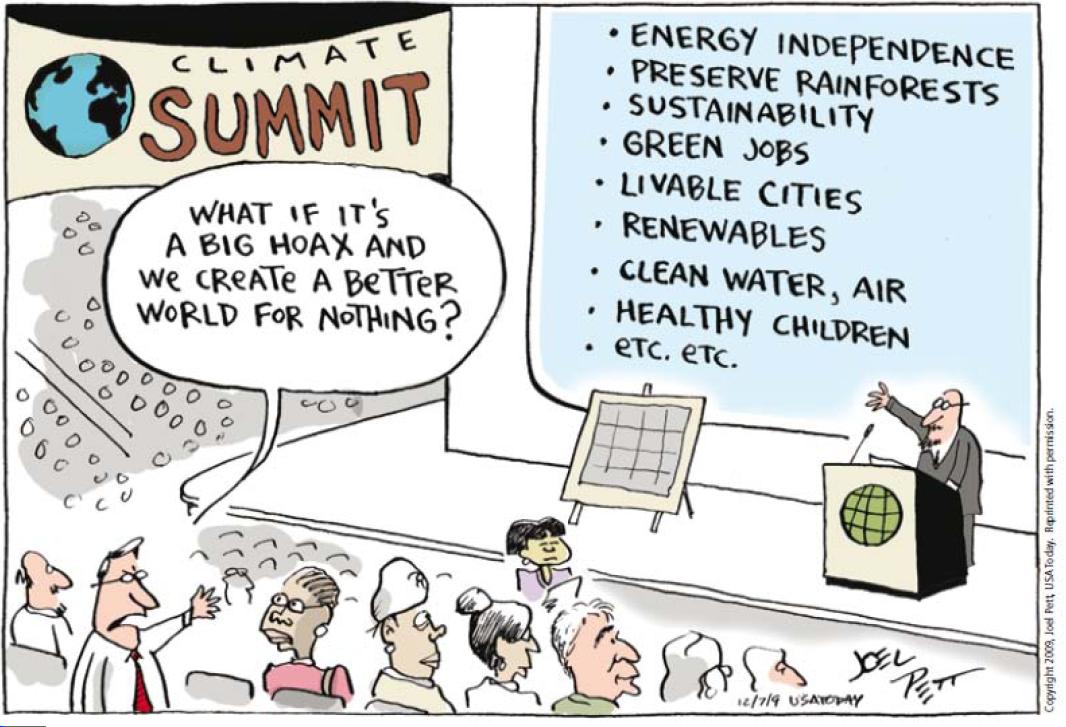 Remember: climate denialism doesn't make sense *even if* you have doubts about climate change. The solutions to it are inherently useful.