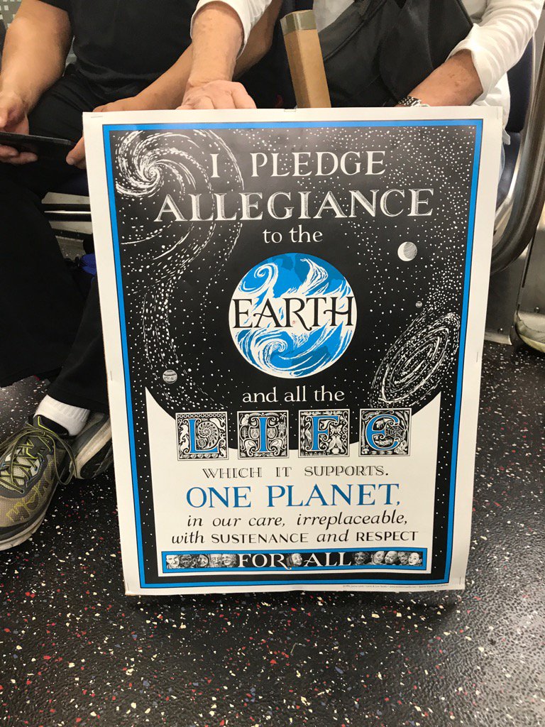 JenAndSustain's tweet photo. Love seeing all the ways to express how important our planet is to us! #climatemarch https://t.co/2aLzz3l2If