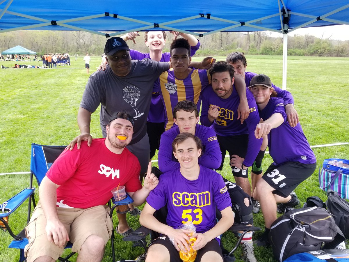 Scam takes game 1 over UCONN B by a final score of 14-8! We'll play Rochester next! #ScamAlamaDingDong