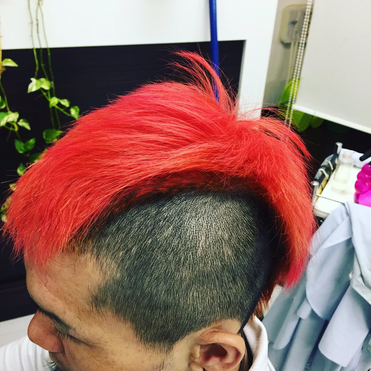 ヘアカラー赤系