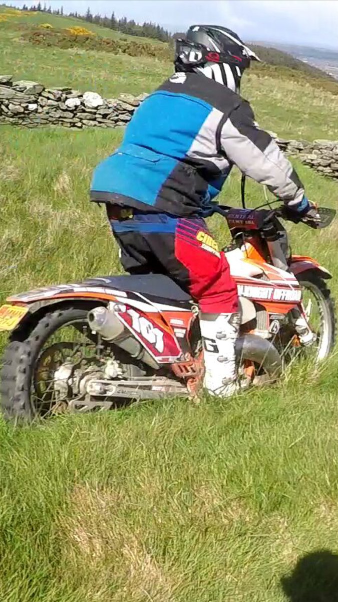Young Tom putting the little ktm through its paces in the iom with <a href="/Knighter101/">David Knight MBE</a> one to watch in the future. Only 15 years old.