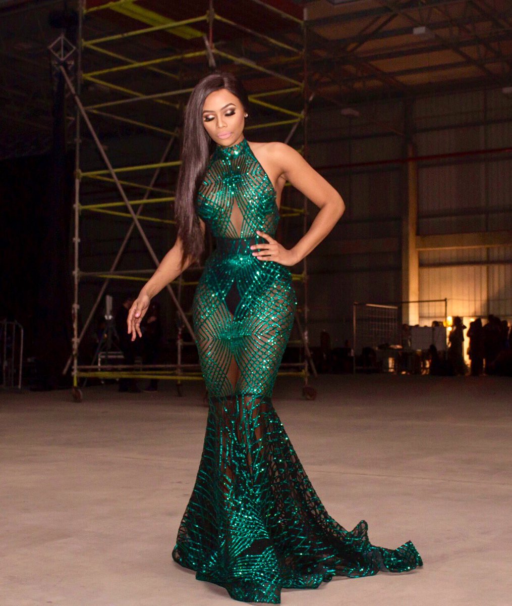 Bonang Matheba on X .dress by Namibian designer Roberto Scholtz. nama2017 https t FfFHgMktQL X