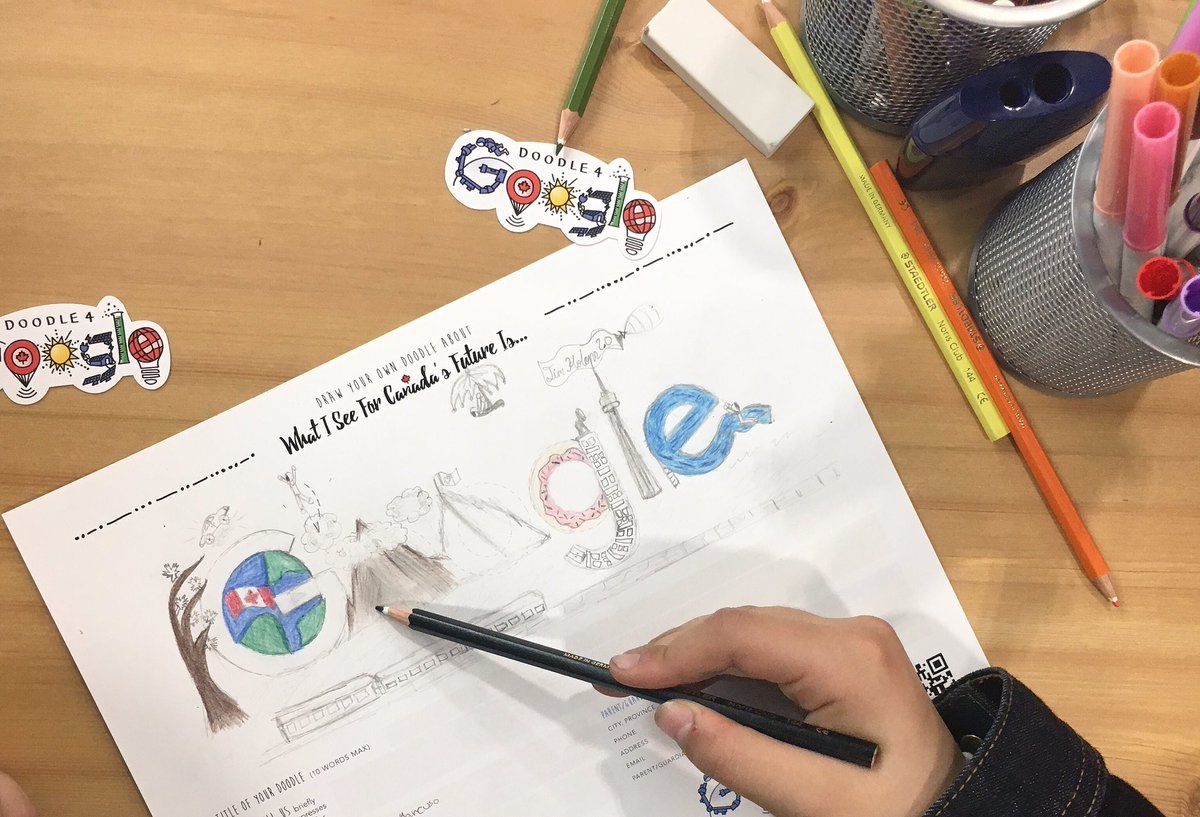 TeacherMomOfTwo's tweet image. I might be a little biased but my daughter has some serious artistic talent! #d4gcanada #googleshop