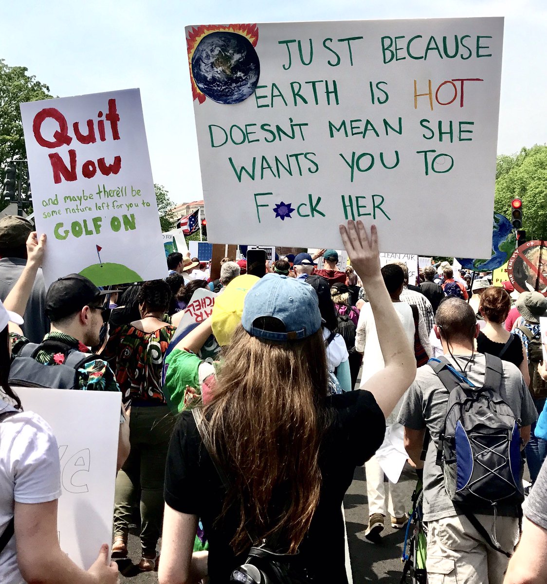 Here's the sign by itself :) #climatemarch
