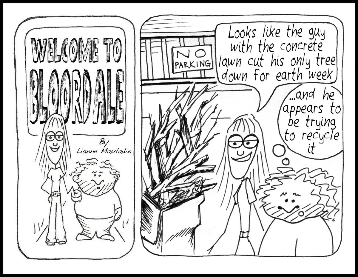 Lianne Mauladin (@jokeladyhaha) on Twitter photo "Welcome to Bloordale"#35V3 <a href="/BloordaleCIA/">Bloordale CIA</a> <a href="/livebloordale/">discoverbloordale</a> <a href="/bloordaleTO/">Bloordale Toronto</a> <a href="/TorontoComics/">TCAF The Toronto Comic Arts Festival</a> #bloordale #Toronto #comicstrip #earthday #earthweek "Welcome to Bloordale"#35V3 <a href="/BloordaleCIA/">Bloordale CIA</a> <a href="/livebloordale/">discoverbloordale</a> <a href="/bloordaleTO/">Bloordale Toronto</a> <a href="/TorontoComics/">TCAF The Toronto Comic Arts Festival</a> #bloordale #Toronto #comicstrip #earthday #earthweek