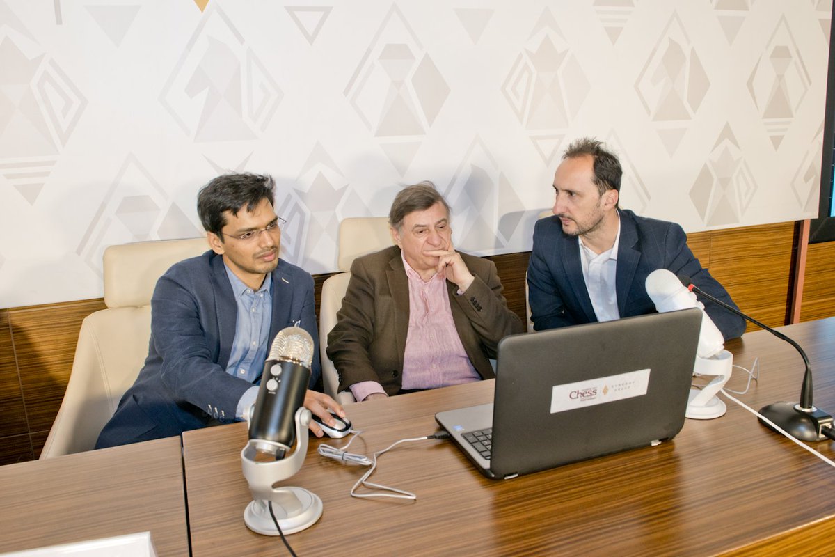 ShamkirChess_17's tweet image. Shamkir Chess 2017 - 8th Round 4th Press Conference
#ShamkirChess2017 #chess #SynergyGroup #VugarGashimov #ShamkirChess