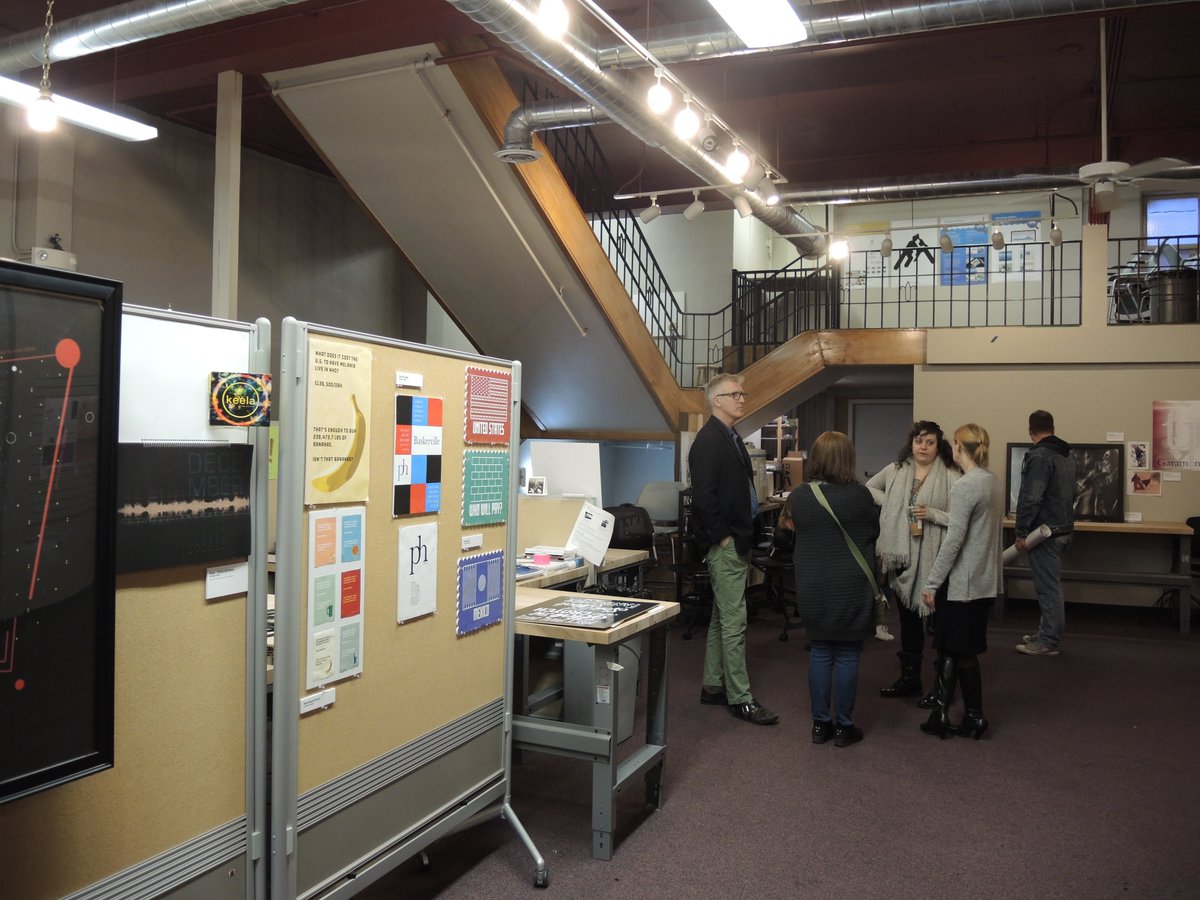 Open House yesterday night! #isugd #graphicdesign #designonmain