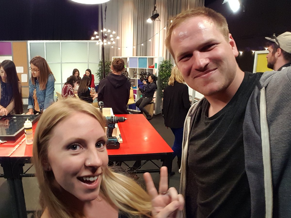 ctrlaltdylan's tweet image. Hanging out on set with the genius lady programmers and engineers behind #projectupgrade today&apos;s the day for the reveal of the product