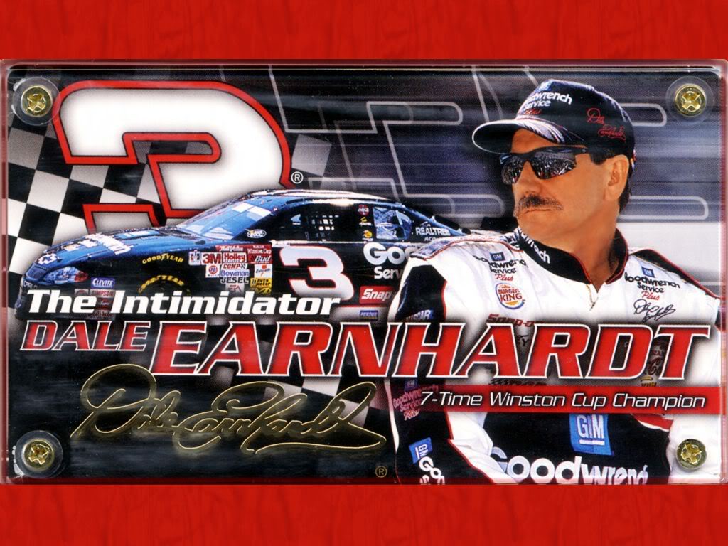 Happy birthday to the intimidator, the man in black,  Dale Earnhardt. 