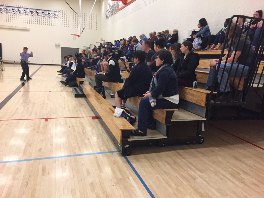 Getting schooled <a href="/edcampSWO/">EdcampSWO</a> with Damian Cooper.