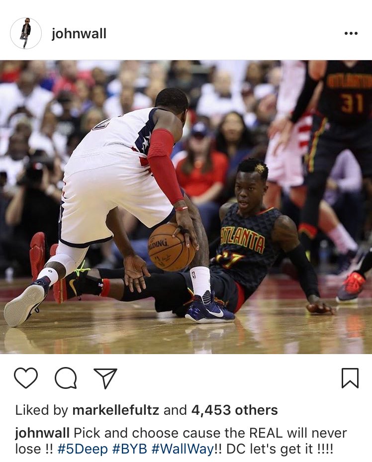 TheDunkCentral's tweet image. John Wall got his revenge