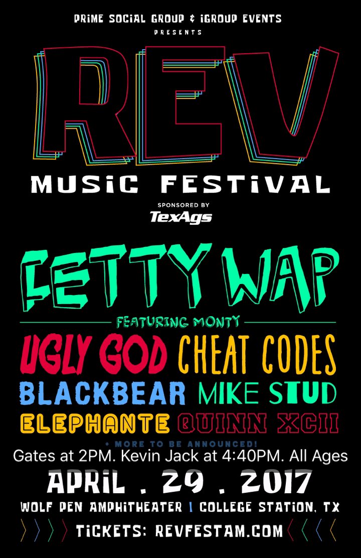 aafavaa's tweet image. @AggieStudents GET READY FOR @revfestAM @fettywap @CheatCodesMusic @kevinjackshow @UglyGod @iamblackbear @Mike_Stud @INTERNETFAMOUSx #gigem