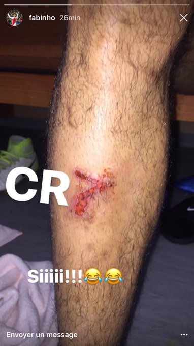 L'hommage de Fabinho à Ronaldo !