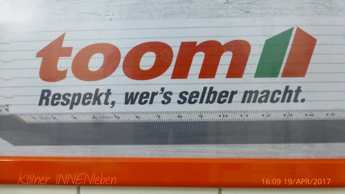 Respekt, wer´s selber macht
Gesehen in Köln-Zollstock
 #Toom #365koeln