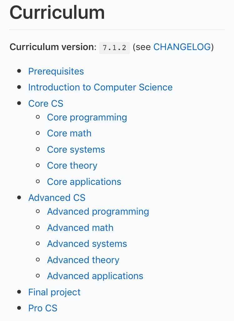 alosefer's tweet image. #كنز
لاتشيل هم الجامعة والتدريس وأين انت
منهج مفتوح المصدر وكامل لدراسة علوم الحاسب من افضل الجامعات وانت بمنزلك👍
github.com/open-source-so…