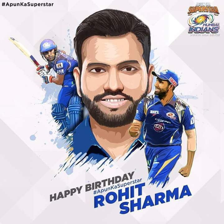 Happy birthday hitman
Turns 30 yrs
Love u
Rohit sharma
# my one and only love 