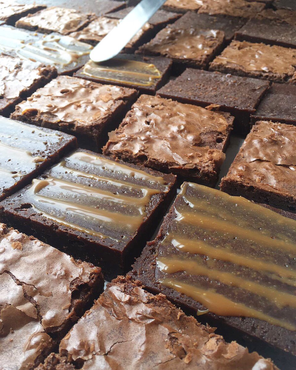 Blimey we have been crazy busy...not even had a moment to post any pics of our little pieces of heaven!

#brownies #chocolate #cafe #coffee