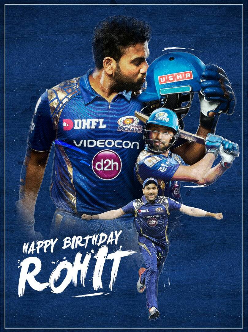 Happy birthday thala Hit man Rohit Sharma 