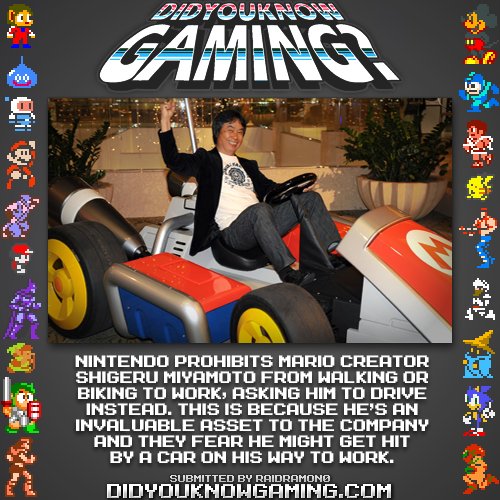 Did You Know Gaming? — Did you know about Shigeru Miyamoto's plan