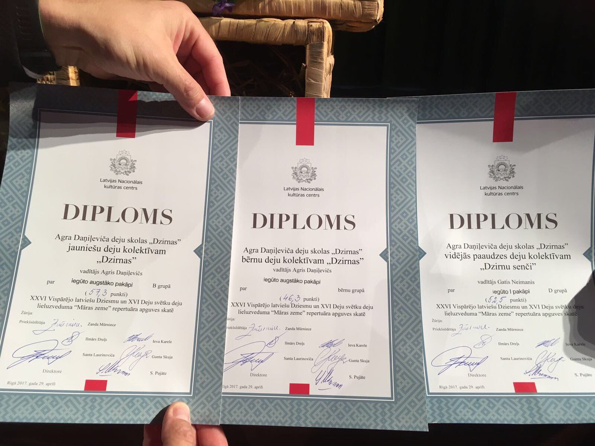 Dzirnu bērniem un jauniešiem Augstākās pakāpes,bet Dzirnu Senčiem 1.pakāpe! Paldies Agrim Daņiļevičam,Dagmārai Bārbalei un Rūdolfam Gediņam!