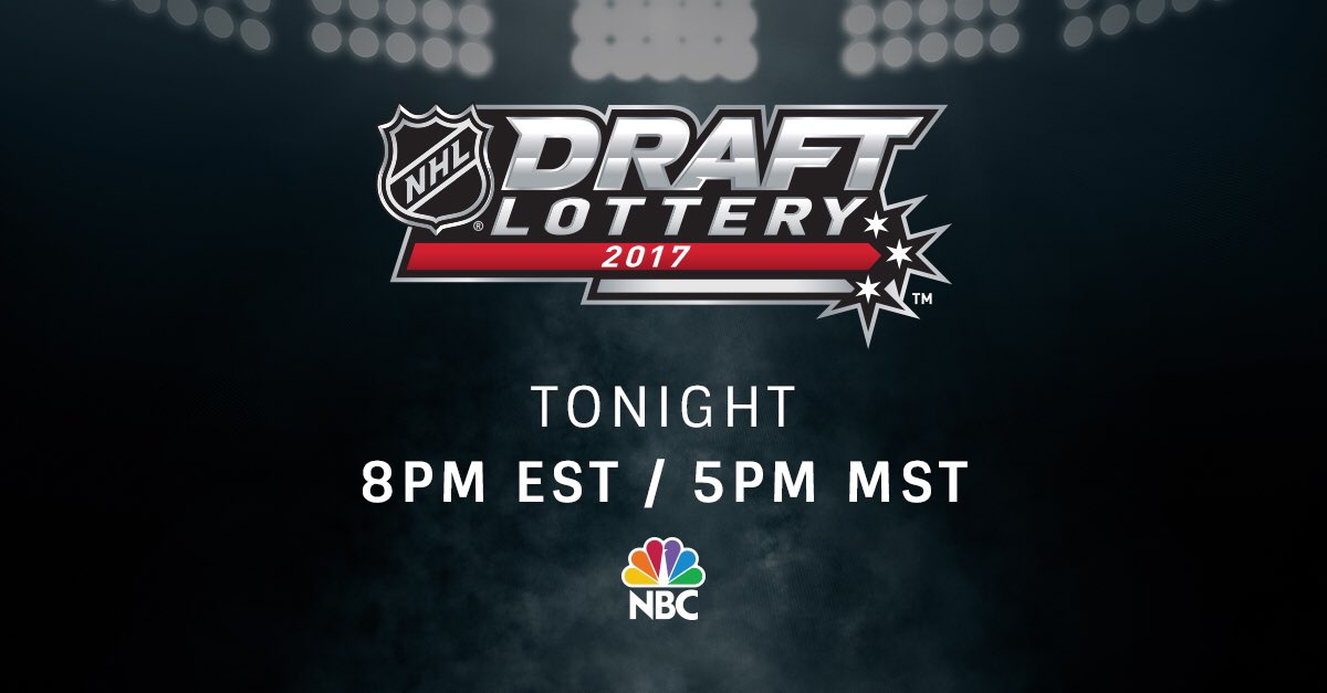 Tonight's Social Scoop:  ⏰: 5 PM 📺: @nbc  #️⃣: #NHLDraft Lottery https://t.co/CamYY41f2E