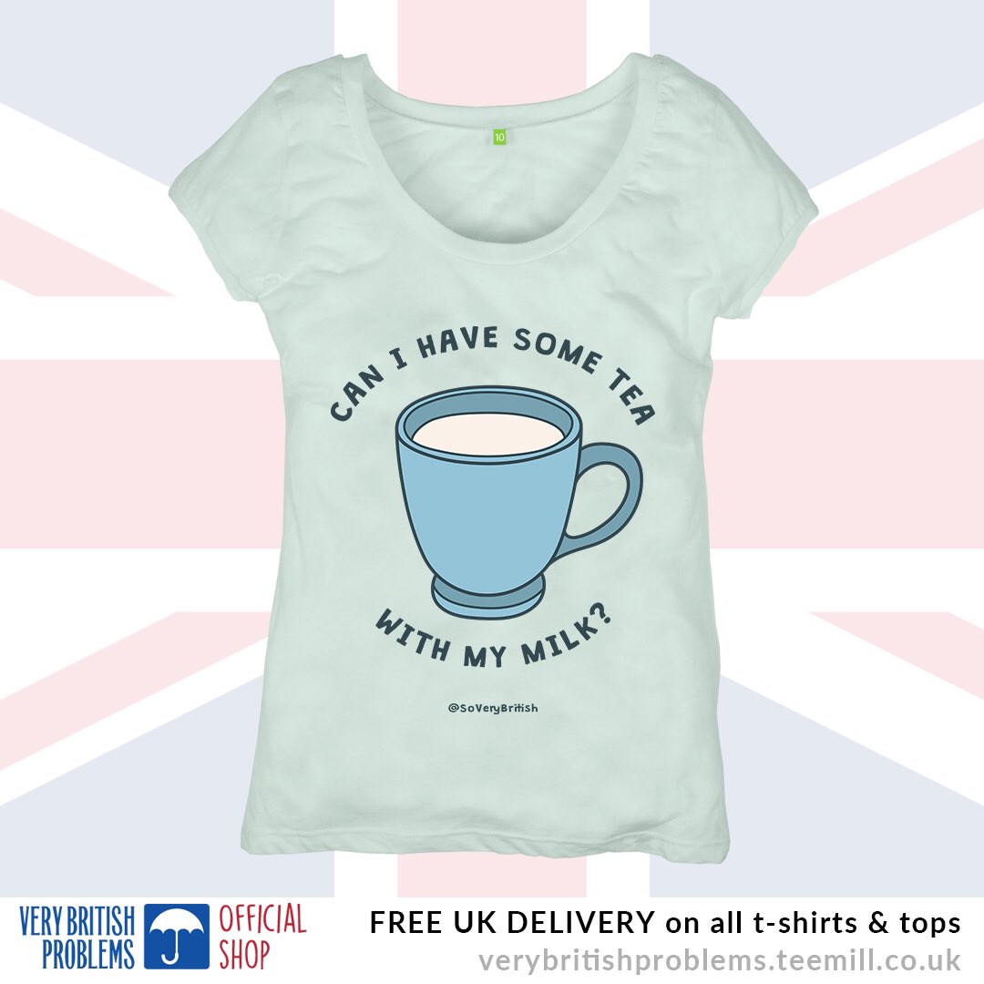 SoVeryBritish's tweet image. Free UK delivery on all in the Very British Problems shop until Monday 
verybritishproblems.teemill.co.uk