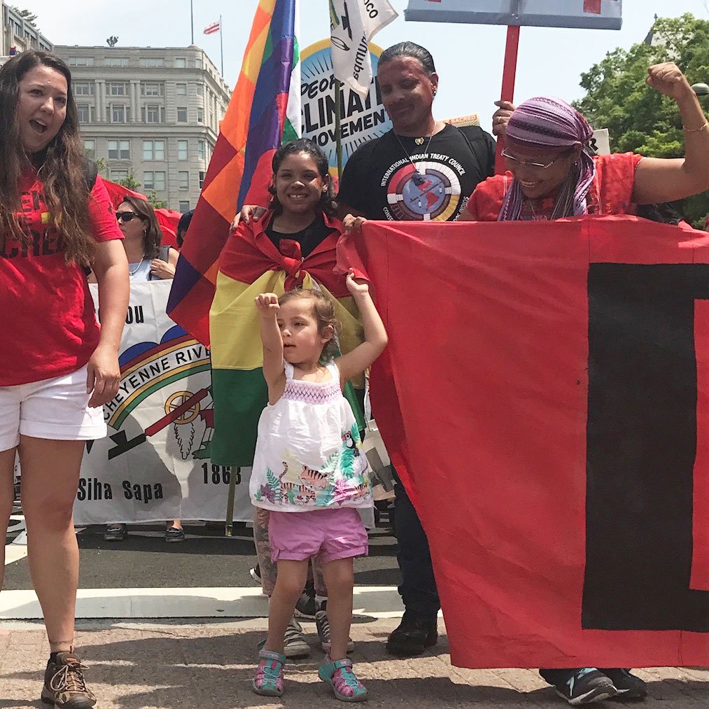 We march for the safety of our future generations. #ClimateMarch #PeoplePower.