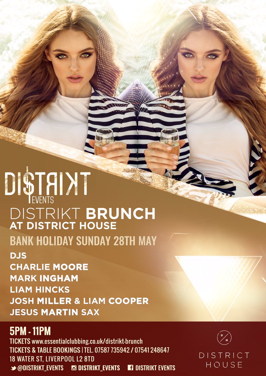 Distrikt Events® (@distrikt_events) on Twitter photo DISTRIKT BRUNCH
At Our New Venue...
<a href="/districthouseuk/">DistrictHouseuk</a> 💃🎉👯💋💥
Tickets On Sale Tuesday
Tables Almost Sold Out!!!
07587 735942☎️ DISTRIKT BRUNCH
At Our New Venue...
<a href="/districthouseuk/">DistrictHouseuk</a> 💃🎉👯💋💥
Tickets On Sale Tuesday
Tables Almost Sold Out!!!
07587 735942☎️