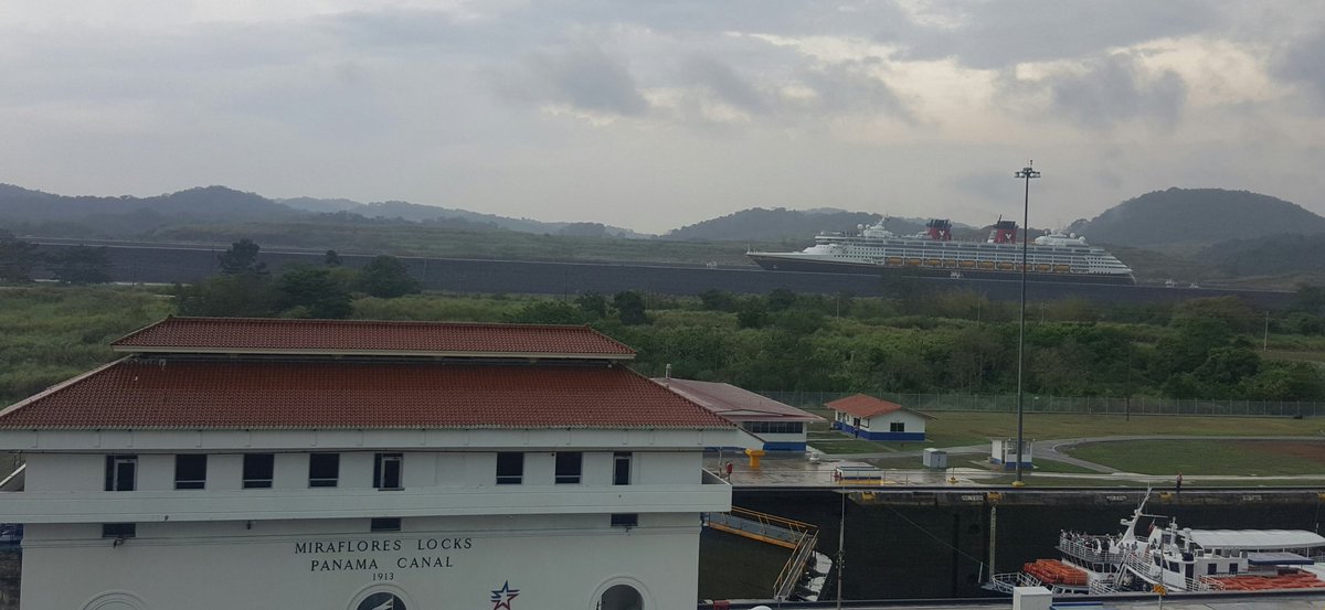 Watching the amazing cruise #Wonder passing the Panama Canal today <a href="/Disney/">Disney</a> <a href="/DisneyCruise/">Disney Cruise Line</a>