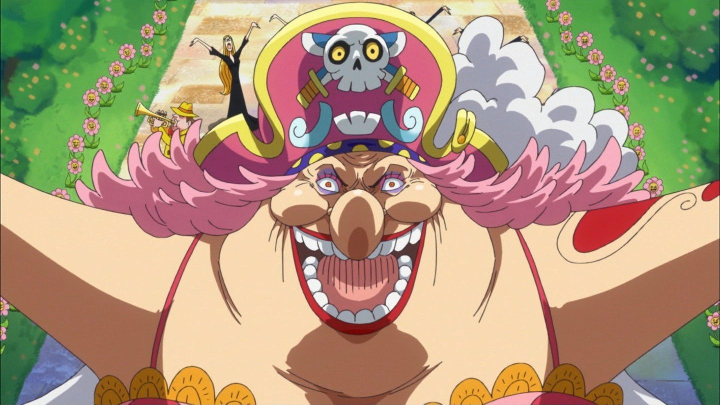 嘲笑のひよこ すすき ビッグ マム海賊団船長 トットランド女王 四皇 ビッグ マム シャーロット リンリン 声は Dr スランプ アラレちゃん の則巻アラレ 名探偵コナン のベルモットなどの役でおなじみの小山茉美さん ワンピース Onepiece