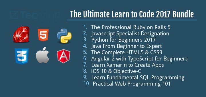 getelseif's tweet image. Deal: Learn Programming with This 10-Course Ultimate Code 2017 Bundle dub.io/s/135180 #python_for_beginners #java_from_beginners