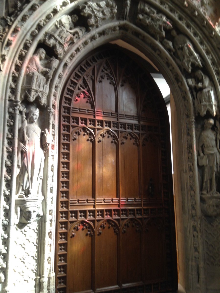 What's behind this 14c door?  Come and see @RochesterCathed #MoreThanAChurch