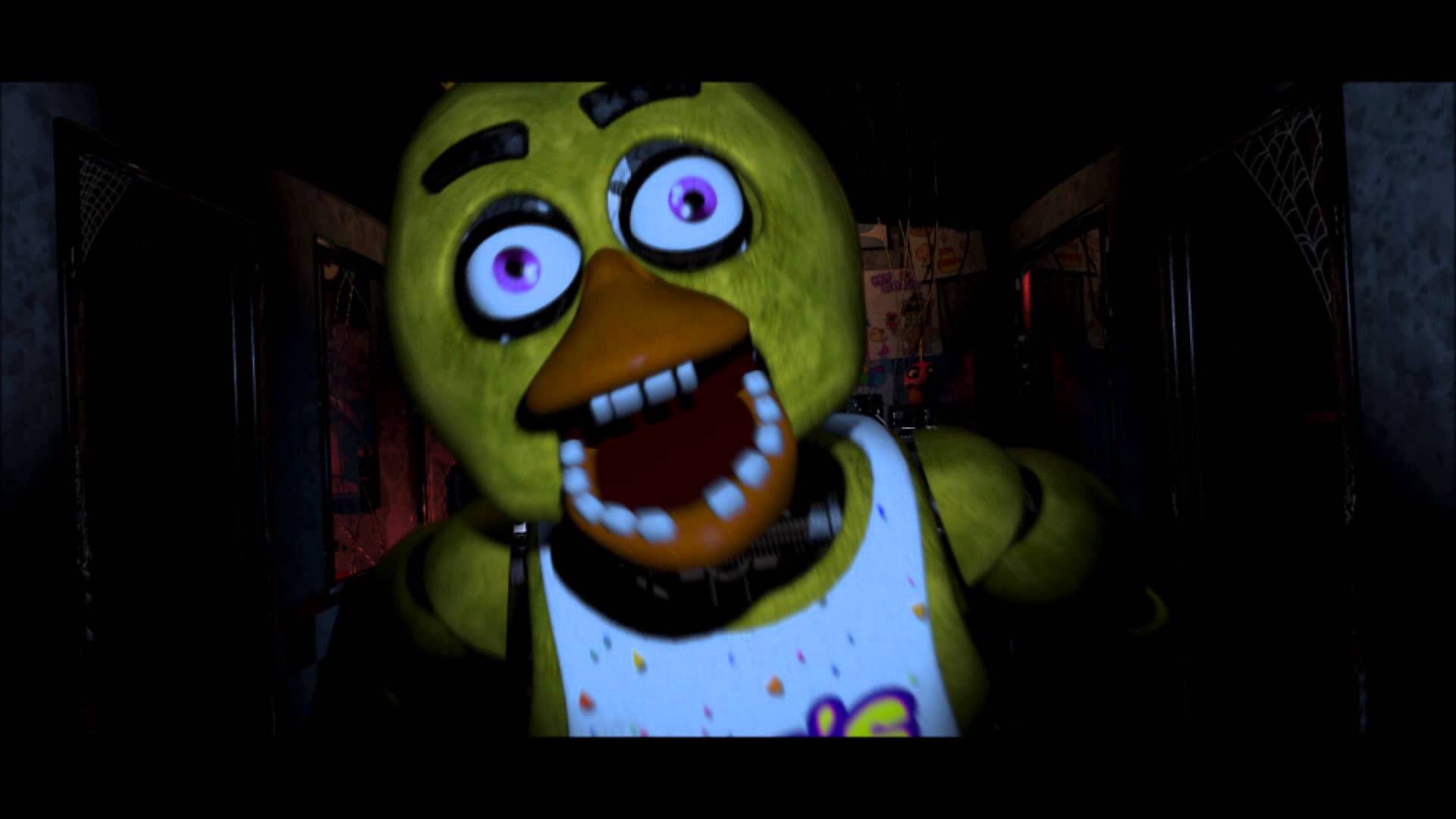 FNAF_spams_21 on X: FNAF 1 Chica Jumpscare  / X