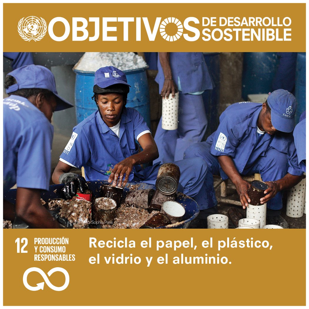 ONU_es's tweet photo. El consumo responsable es uno de los Objetivos de Desarrollo Sostenible. Así puedes contribuir a alcanzarlo ... https://t.co/GNrgpYZntu https://t.co/YaJQgFJJLW