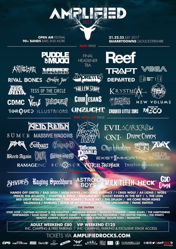 Raging Speedhorn, Astroid Boys, Milk Teeth and Heck confirmed for Amplified Open Air.… planetmosh.com/amplified-open…