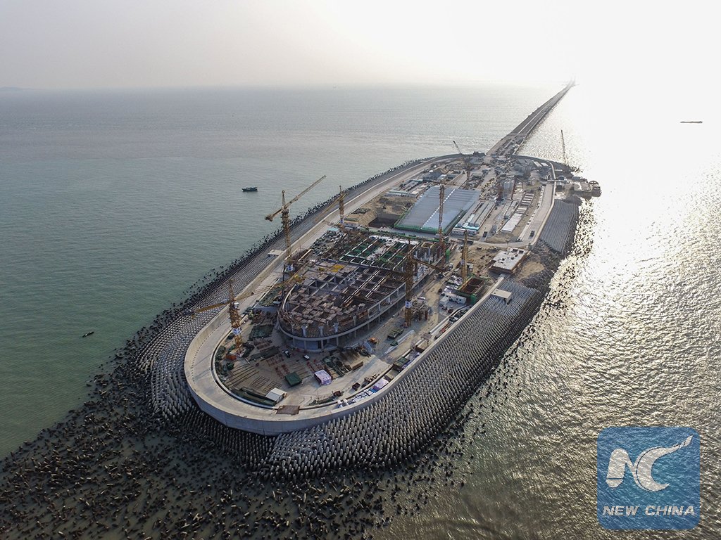 Hong Kong Zhuhai Macau Bridge Tunnel Underwater