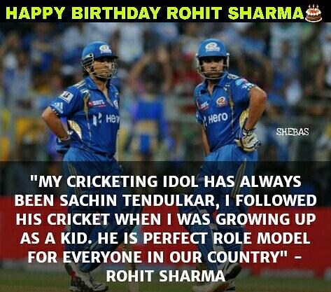 Happy Birthday Rohit Sharma  He Is 1st Player To Register an Intl Double Century before making test Debut 