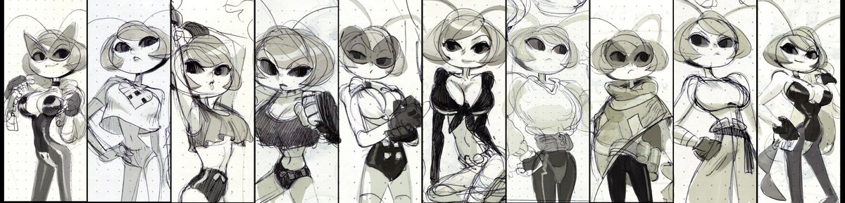 Quick break to post some of the unused thumbnails of my character Fallout for my vertical banner. Something for #cutiesaturday I guessssss~ 