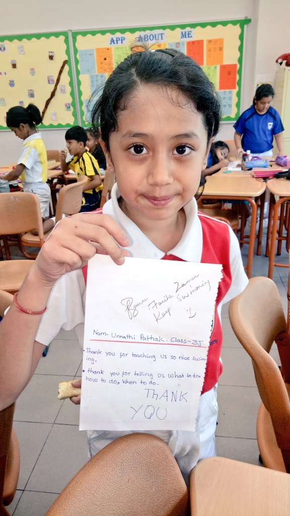 farihazaman1991's tweet image. We love swimming even when we are not in water.  #theoryclass #primary #GMA #swimming #grade3 #thankyounote @KNargish @GMAPrimary @DxbModern