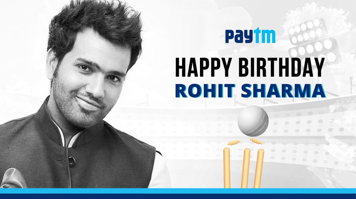 A very Happy Birthday to the hit-man of Indian Cricket - Rohit Sharma!  